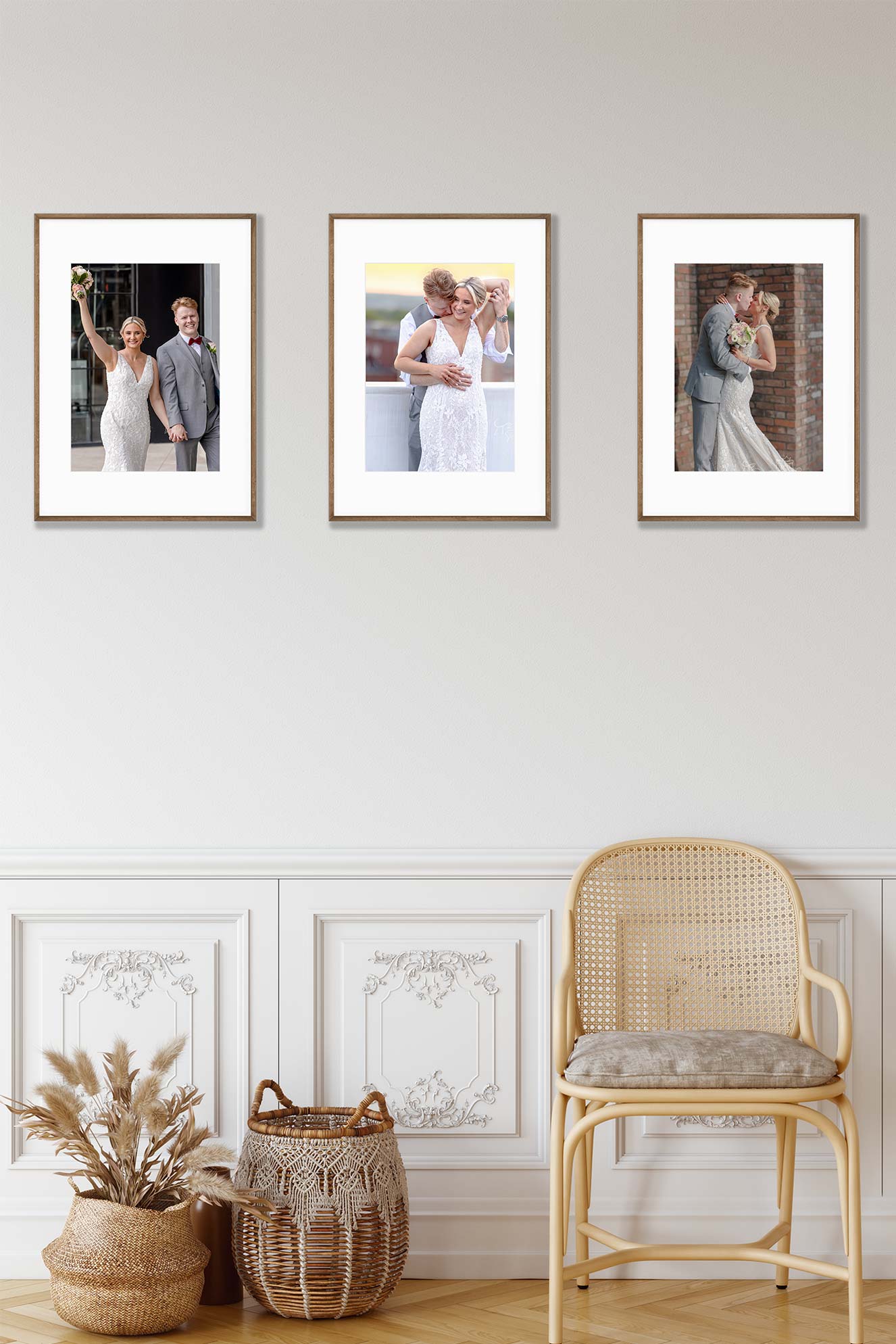 3 image span framed Wedding Artwork. Fine Art prints. Boston Wedding Photographer. Newport Wedding Photographer. Fairytale weddings. Albany Brides. Burlington VT wedding photographer