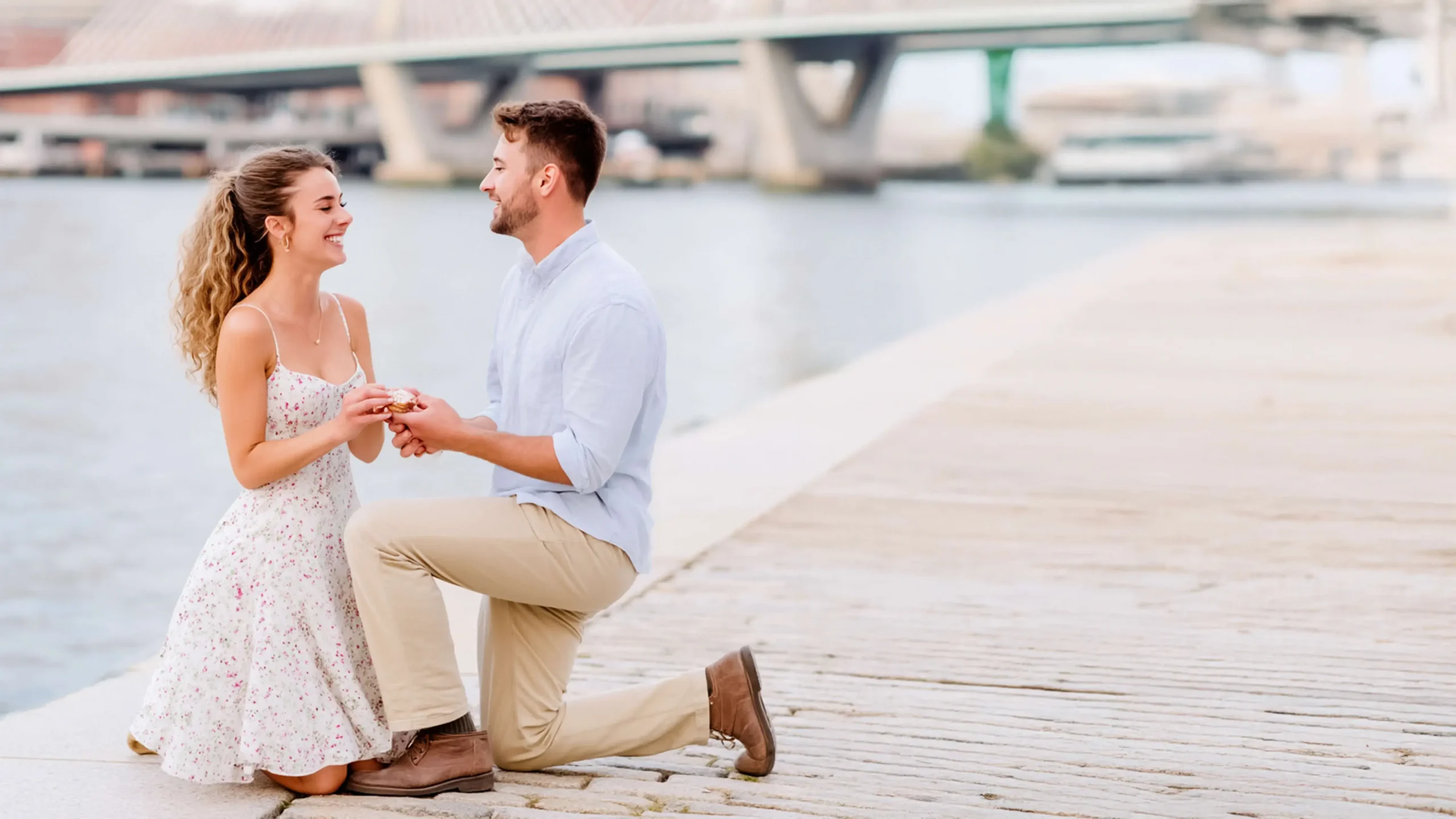 Romantic North End Boston waterfront proposal with cannoli surprise captured by Oahu proposal photographer, LT² Photography